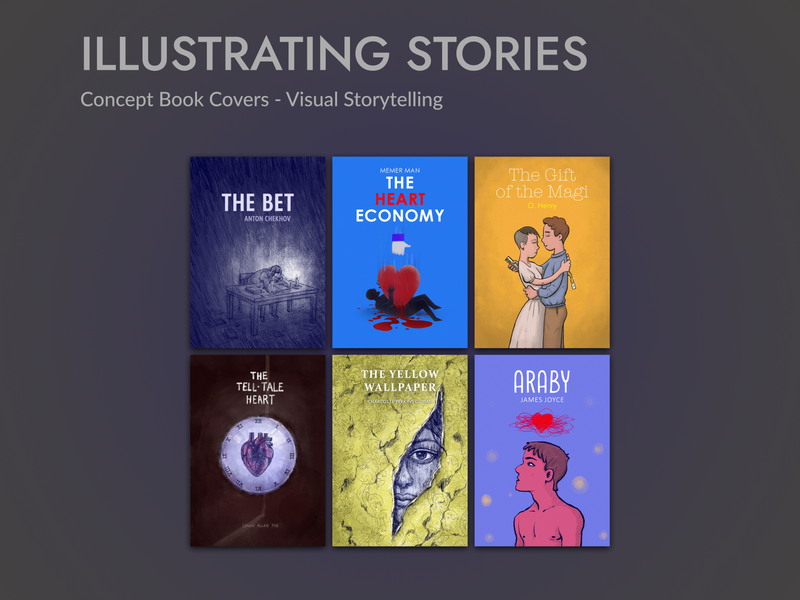 Cover image for the project Concept Book Covers - Visual Storytelling by Ravi Gupta