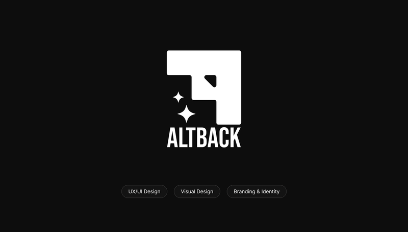 Hero image for the project – Altback Design Case Study