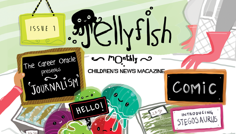 Hero image for the project – Jellyfish Monthly Magazine