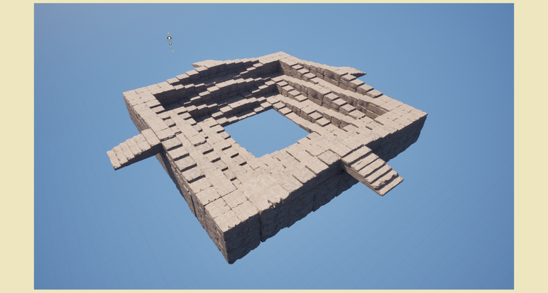 Process breakdown for the project The Last Stepwell - An environment designed in Unreal Engine.