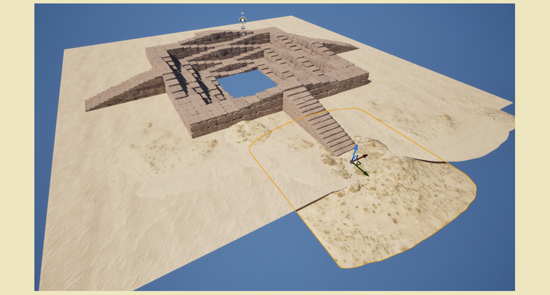 Process breakdown for the project The Last Stepwell - An environment designed in Unreal Engine.
