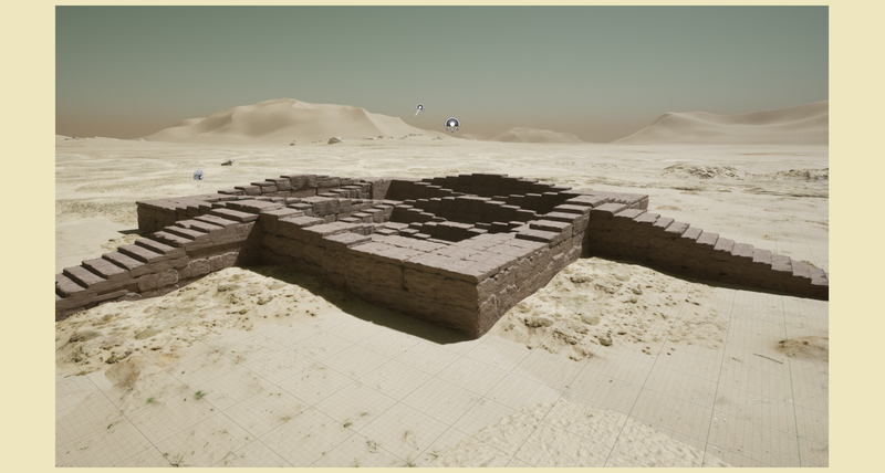 Process breakdown for the project The Last Stepwell - An environment designed in Unreal Engine.