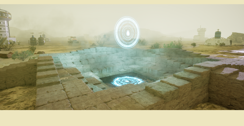 Image showcasing The Last Stepwell - An environment designed in Unreal Engine.