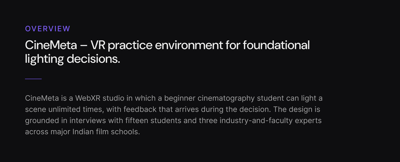 Context for CineMeta project.