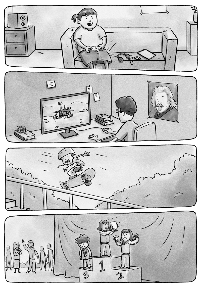 An illustration from book 1, 'The Invisible Spy'.