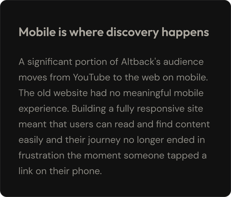 Insight from the research