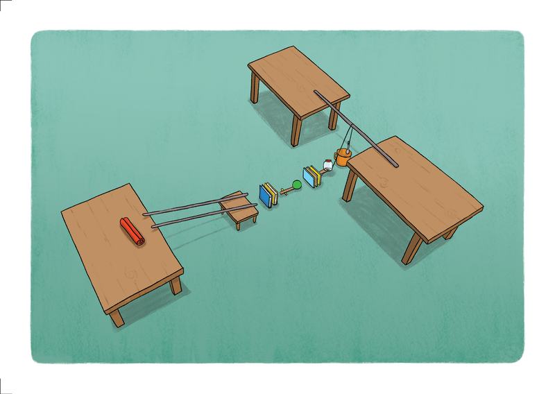 One of the final spread from the book.