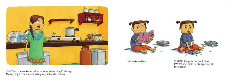 One of the final spread from the book.